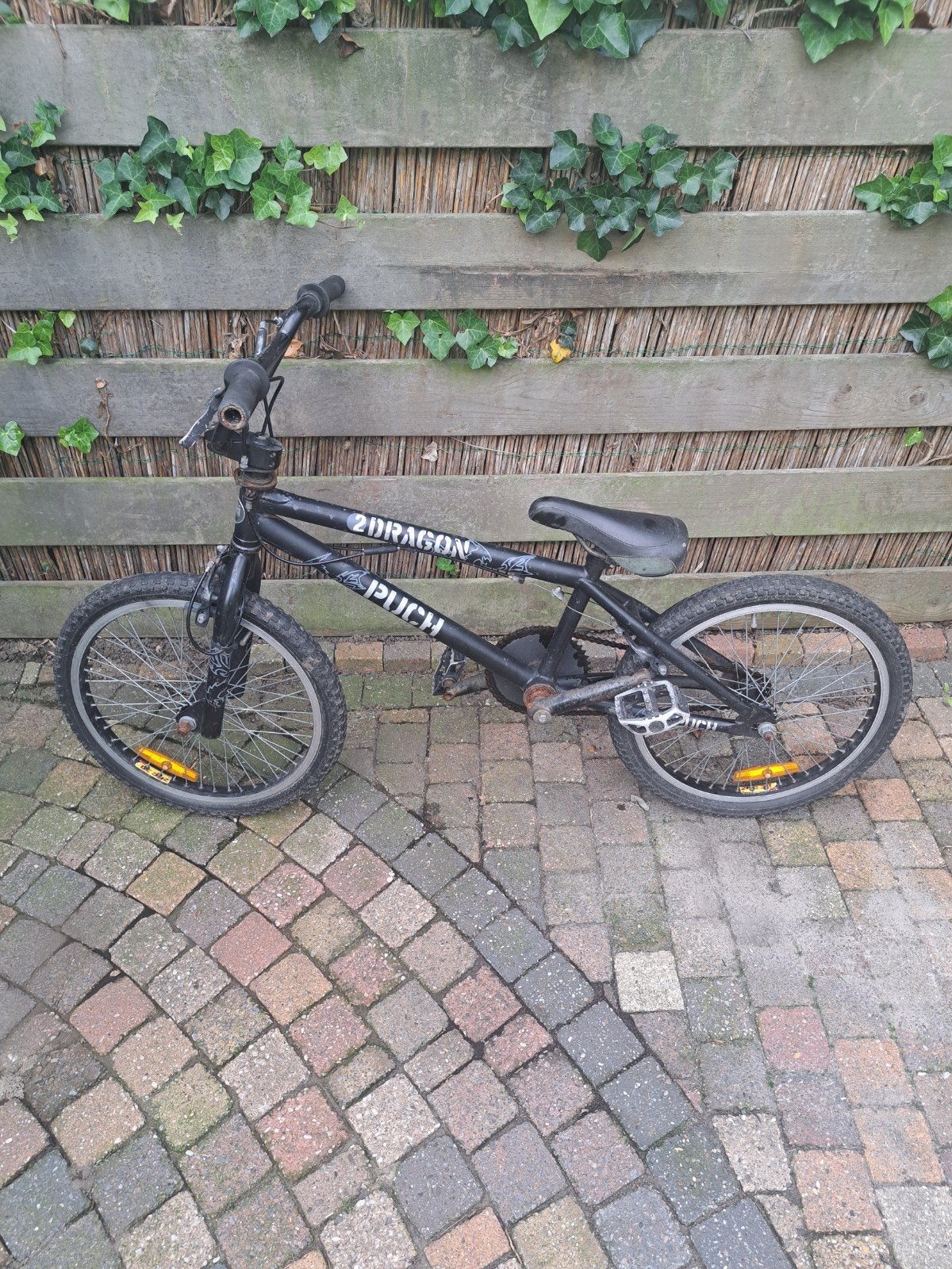 Puch Dragon 2 BMX 20 inch, Staal, Velgrem, Puch, V-brakes