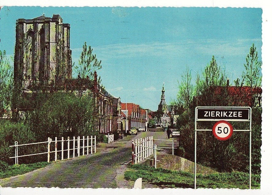 Zierikzee (met Plaatsnaambord - 50 Km.), Ophalen, 1960 tot 1980, Gelopen, Zeeland
