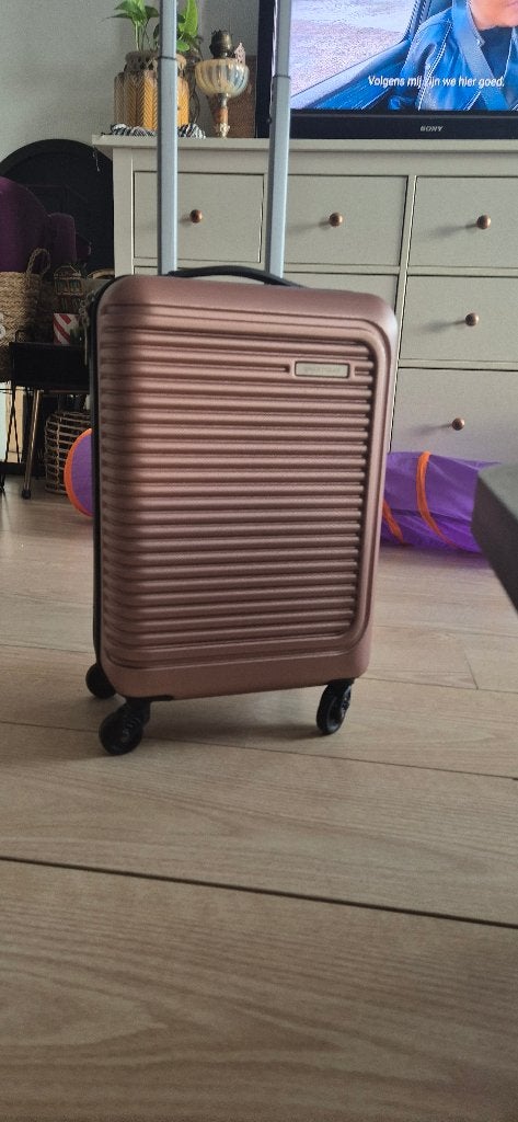 Mooie handbagage koffer Smartgear – Rose Gold (Zgan), Sieraden, Tassen en Uiterlijk, Koffers, Ophalen, 50 tot 60 cm, Hard kunststof