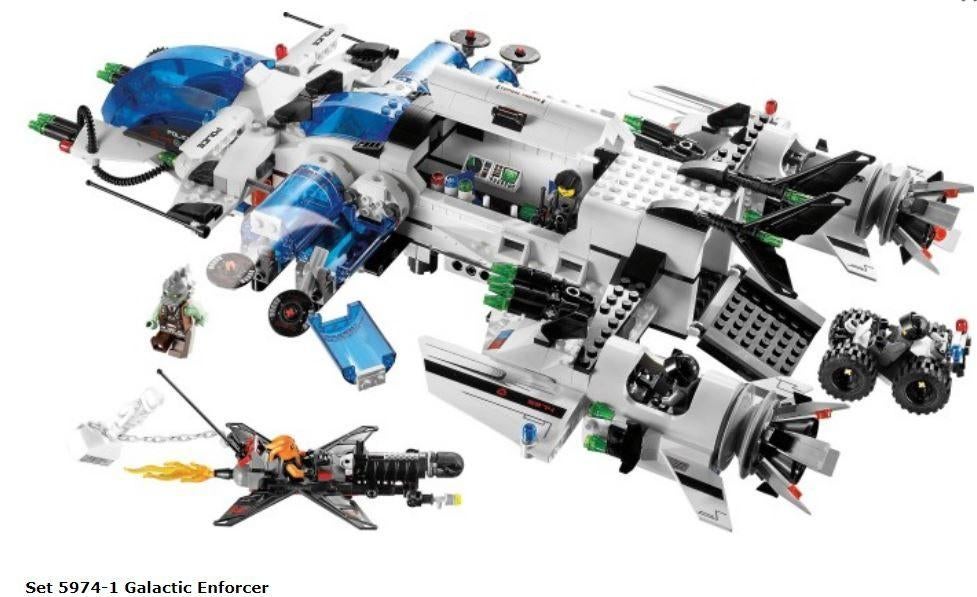 LEGO Space 5974 Galaxy Enforcer (mist 2 onderdelen), Lego, Ophalen of Verzenden, Zo goed als nieuw, Space