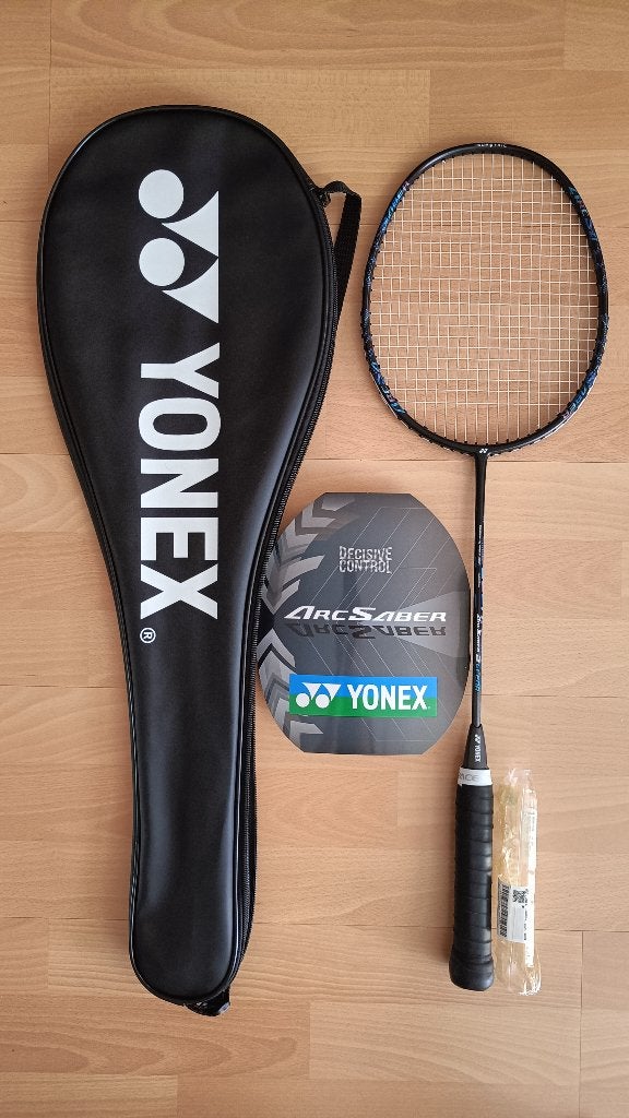Yonex Arcsaber 2 Clear Black/Blue, Sport en Fitness, Ophalen, Zo goed als nieuw, Racket(s)