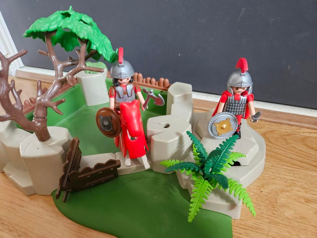 Playmobil Romeinse set met fort en paard, Kinderen en Baby's, Speelgoed | Playmobil, Ophalen of Verzenden, Gebruikt, Complete set
