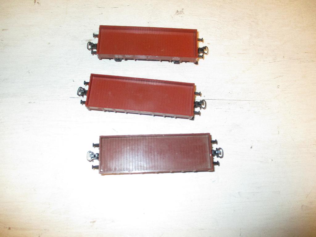 Märklin Lage board wagens lengte 10 cm 3x, Ophalen, Wisselstroom, Wagon, Zo goed als nieuw