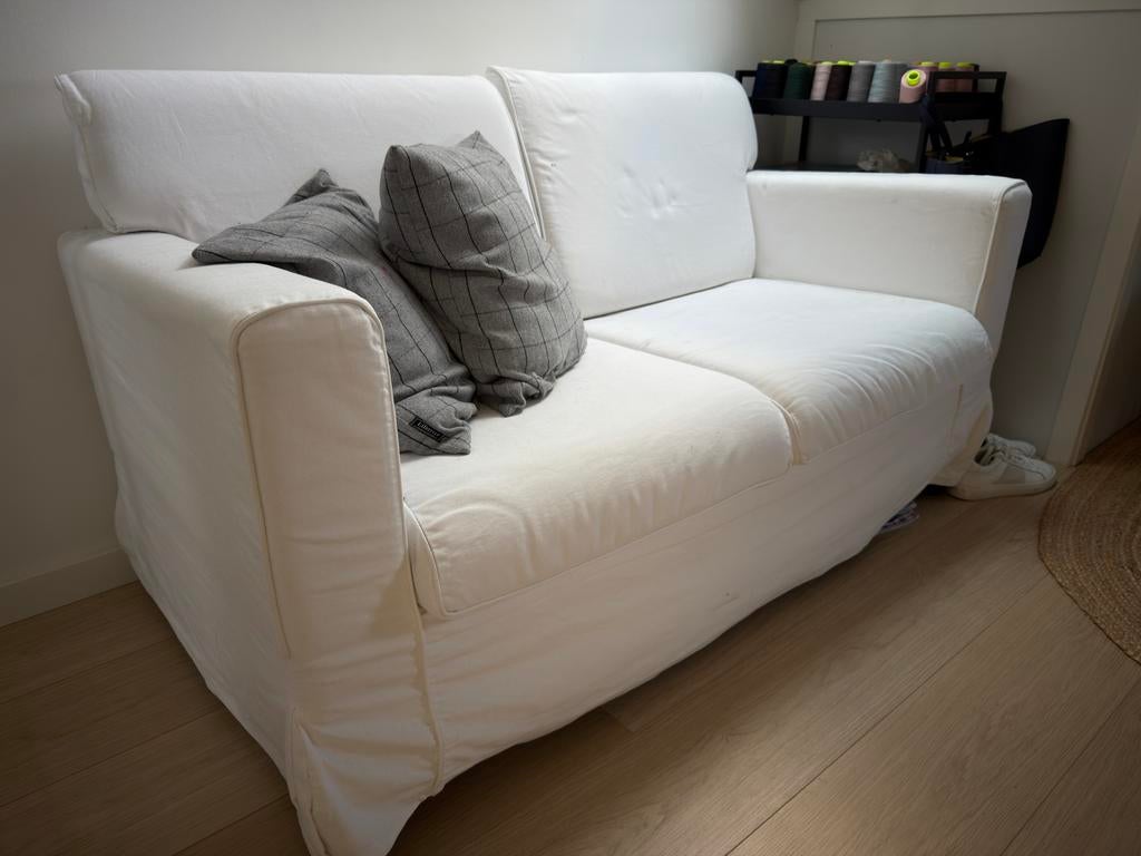 Ikea tweezits bank met afneembare hoes, Ophalen, 150 tot 200 cm, Tweepersoons, 75 tot 100 cm