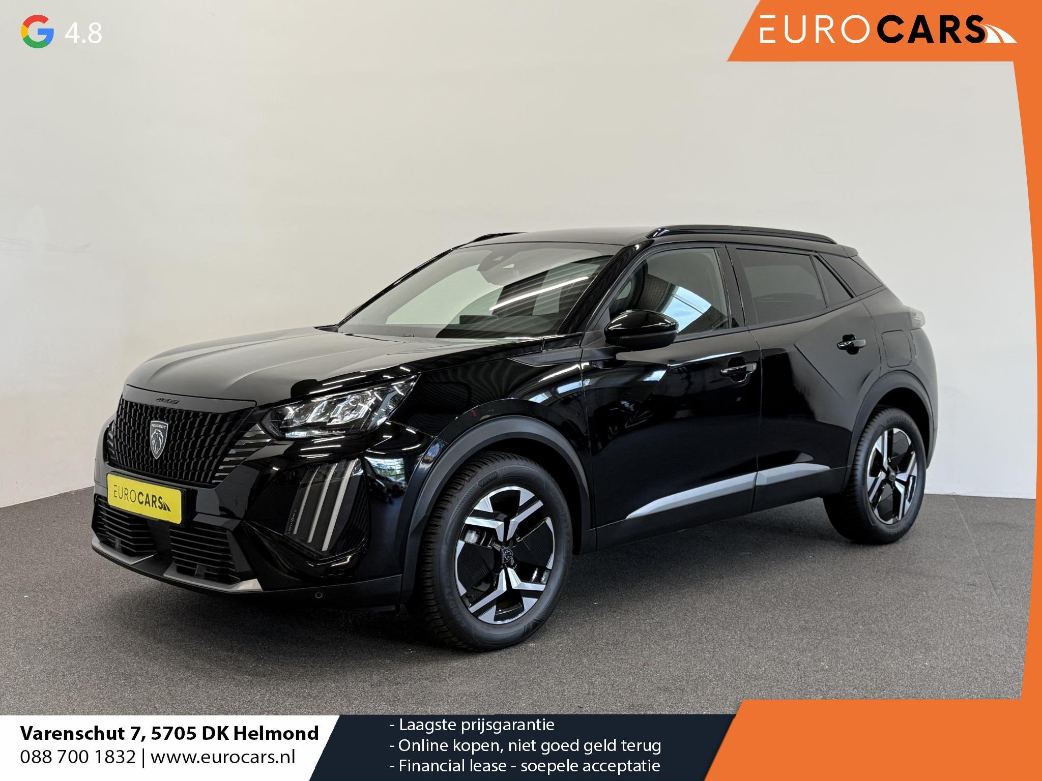 Peugeot 2008 1.2 Puretech Allure 100pk Navigatie Camera Appl, Auto's, 101 pk, Gebruikt, 1199 cc, Leder en Stof