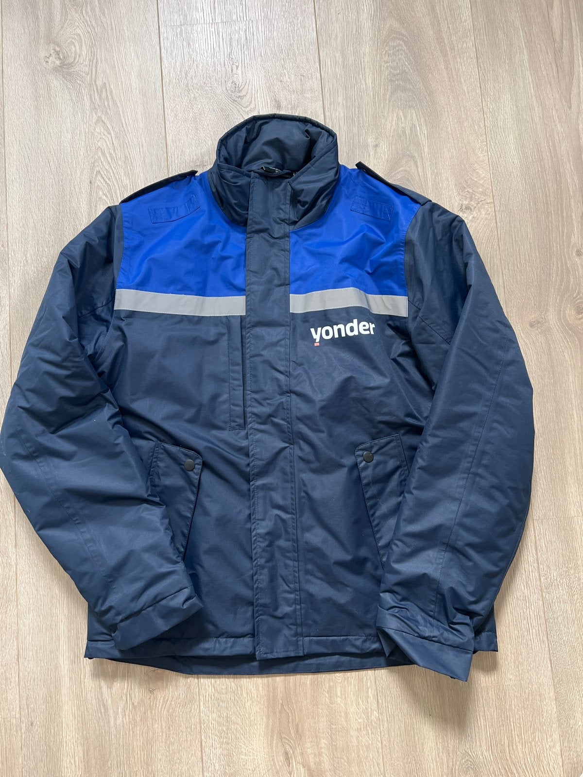 Winterjas HTV (handhaving) maat M - Zo goed als nieuw, Ophalen of Verzenden, Zo goed als nieuw, Maat 48/50 (M), Blauw