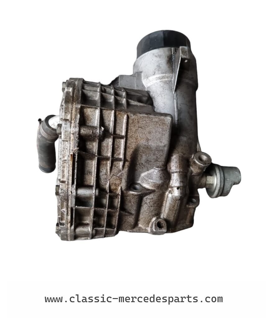 Oliefilterhuis Mercedes m104 280 300 320 motor, Auto-onderdelen, Filters, Mercedes-Benz, Gebruikt, Ophalen of Verzenden