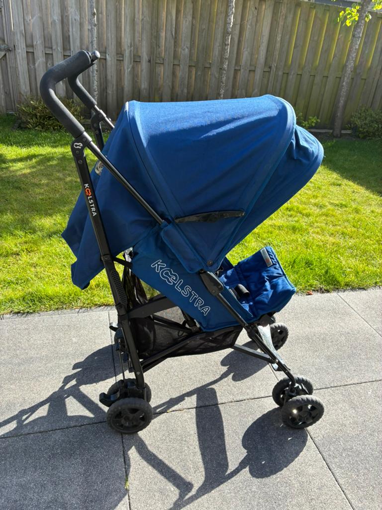 Koelstra Simba buggy - Blauw, compact en verstelbaar, Ophalen, Gebruikt, Koelstra, Verstelbare rugleuning