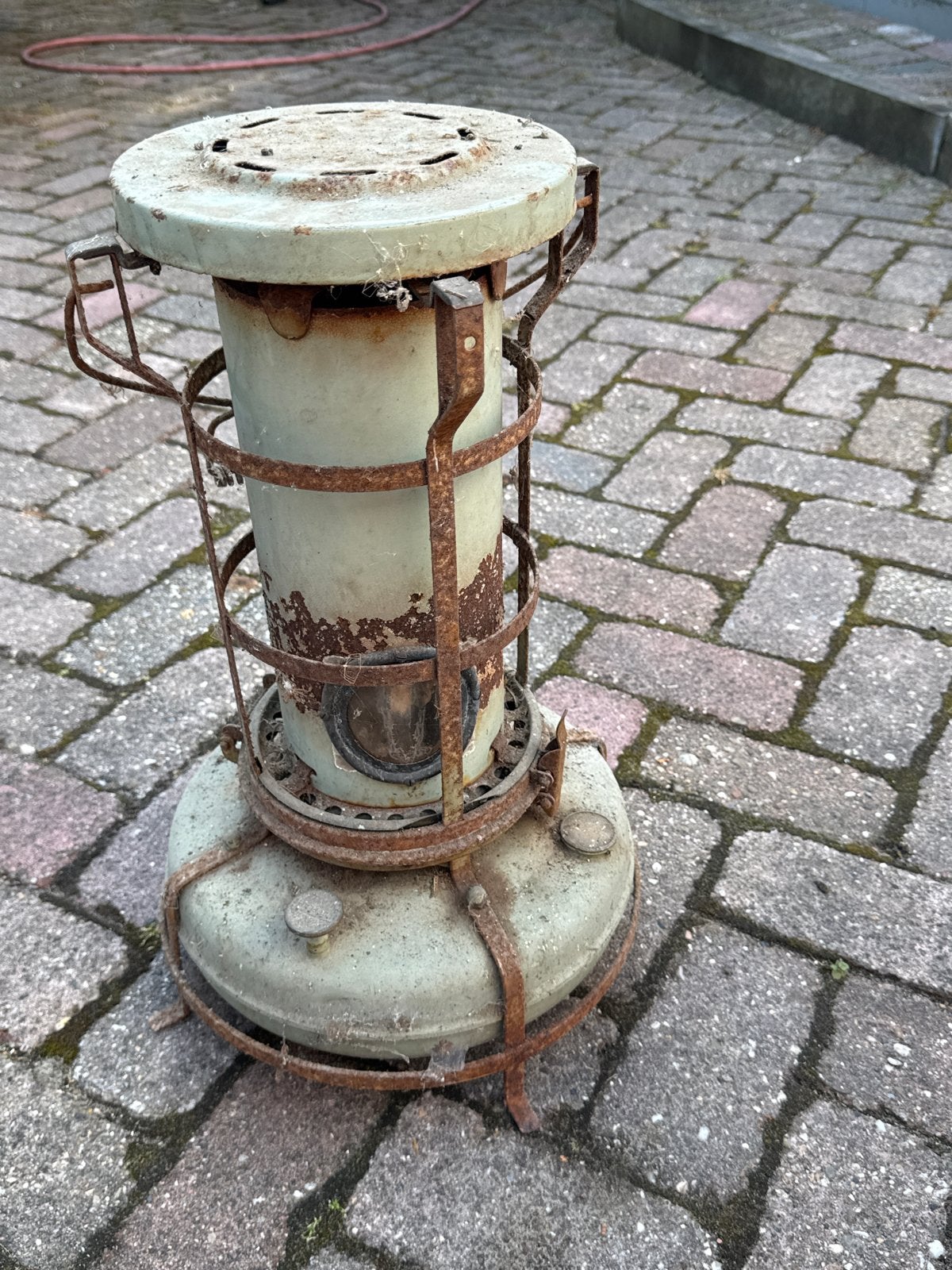 Oude Petroleumkachel - Decoratief of voor Restauratie, Ophalen of Verzenden