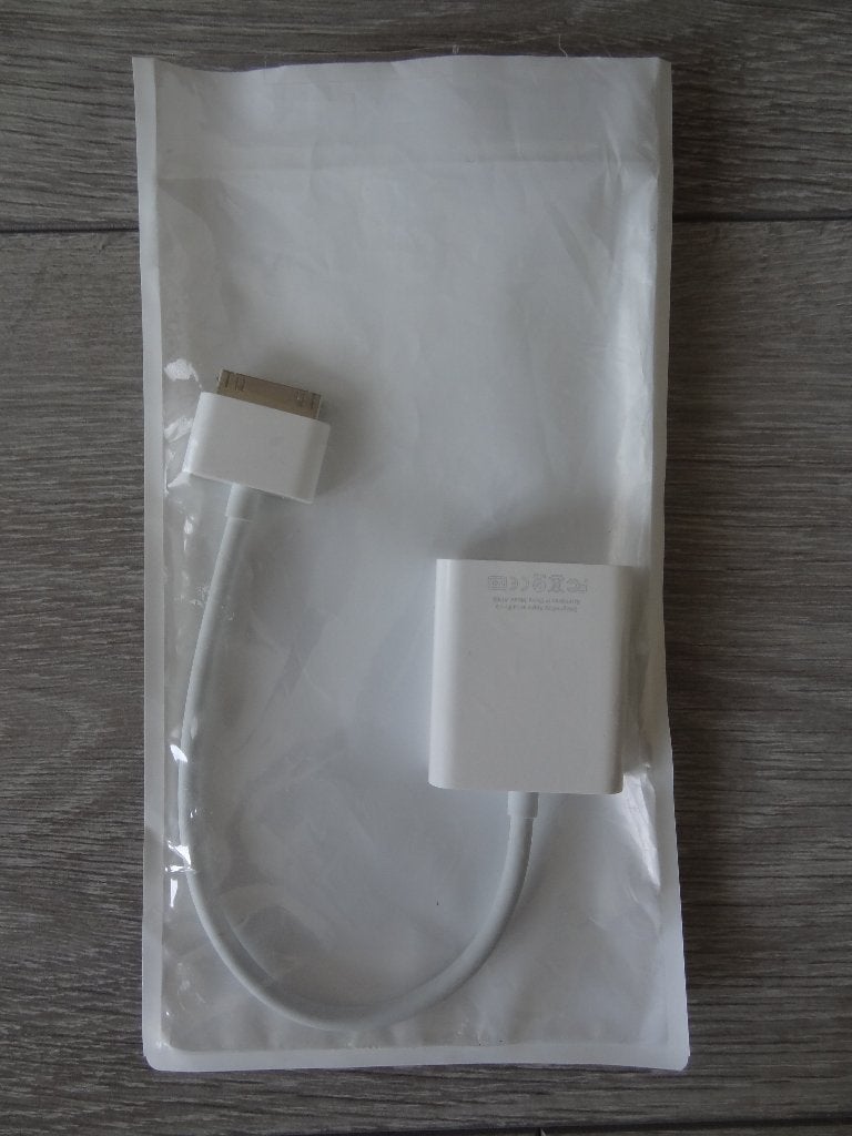 ZGAN - Apple VGA Adapter >Snelle Verzending!<, Computers en Software, Pc- en Netwerkkabels, Ophalen of Verzenden, Zo goed als nieuw