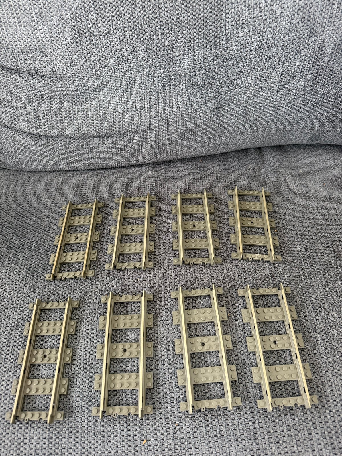 Lego 4515 Rechte Rails (8 stuks) 9V 9 Volt, Gebruikt, Overige thema's, Lego, Accessoire