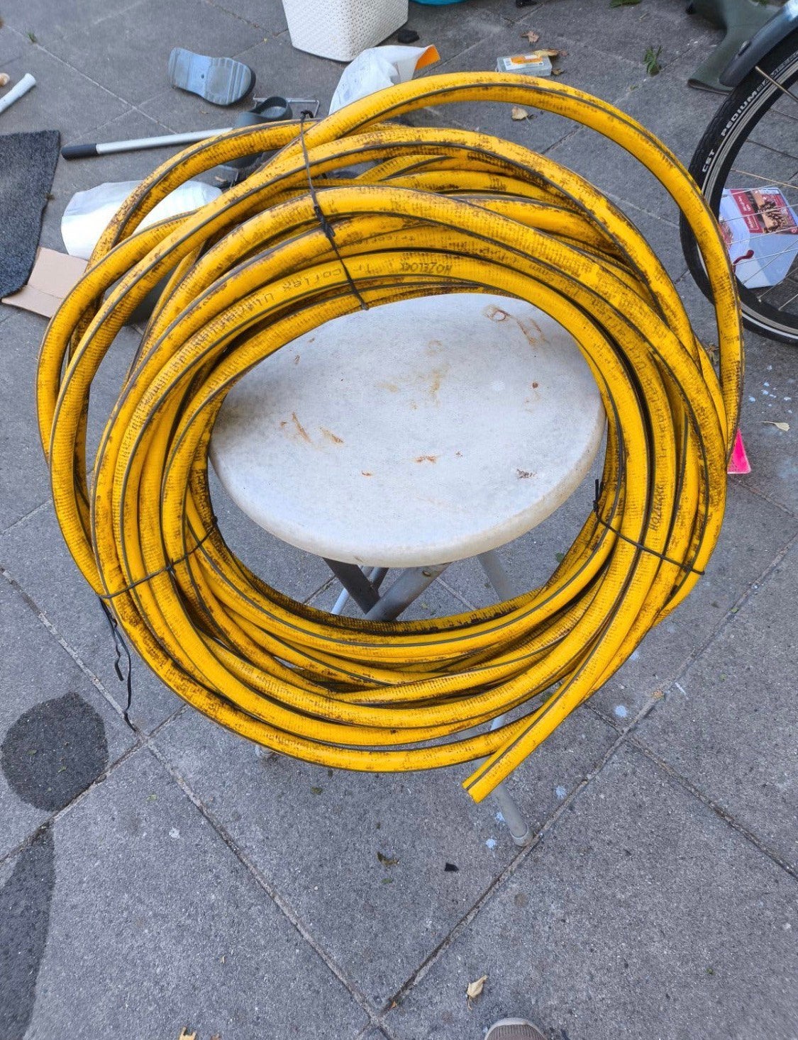 Hozelock Tricoflex tuinslang 12,5 mm (1/2”) 20 meter, Tuin en Terras, Ophalen of Verzenden, Gebruikt, Tuinslang