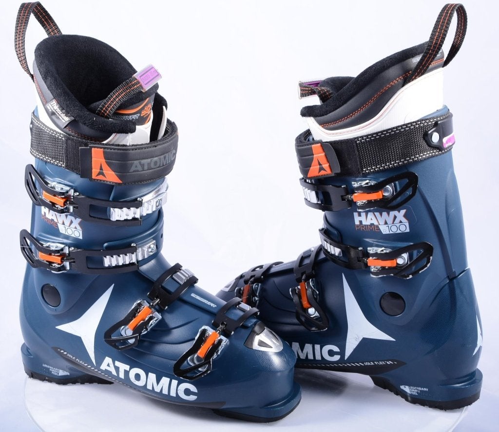 47 47,5 EU skischoenen ATOMIC HAWX PRIME 100 R BLUE, 160 tot 180 cm, Gebruikt, Verzenden, Schoenen