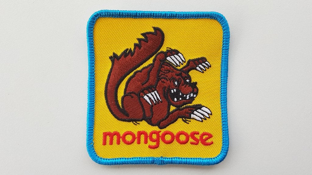 mongoose bmx patch opnaai embleem, Ophalen of Verzenden, Nieuw, Bovenkleding