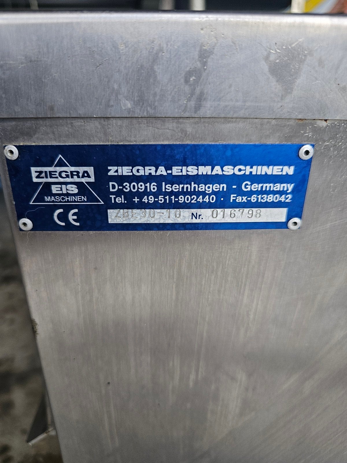Ziegra IJsblokjesmachine ZBE30-10 - Professioneel, Ophalen of Verzenden, Gebruikt