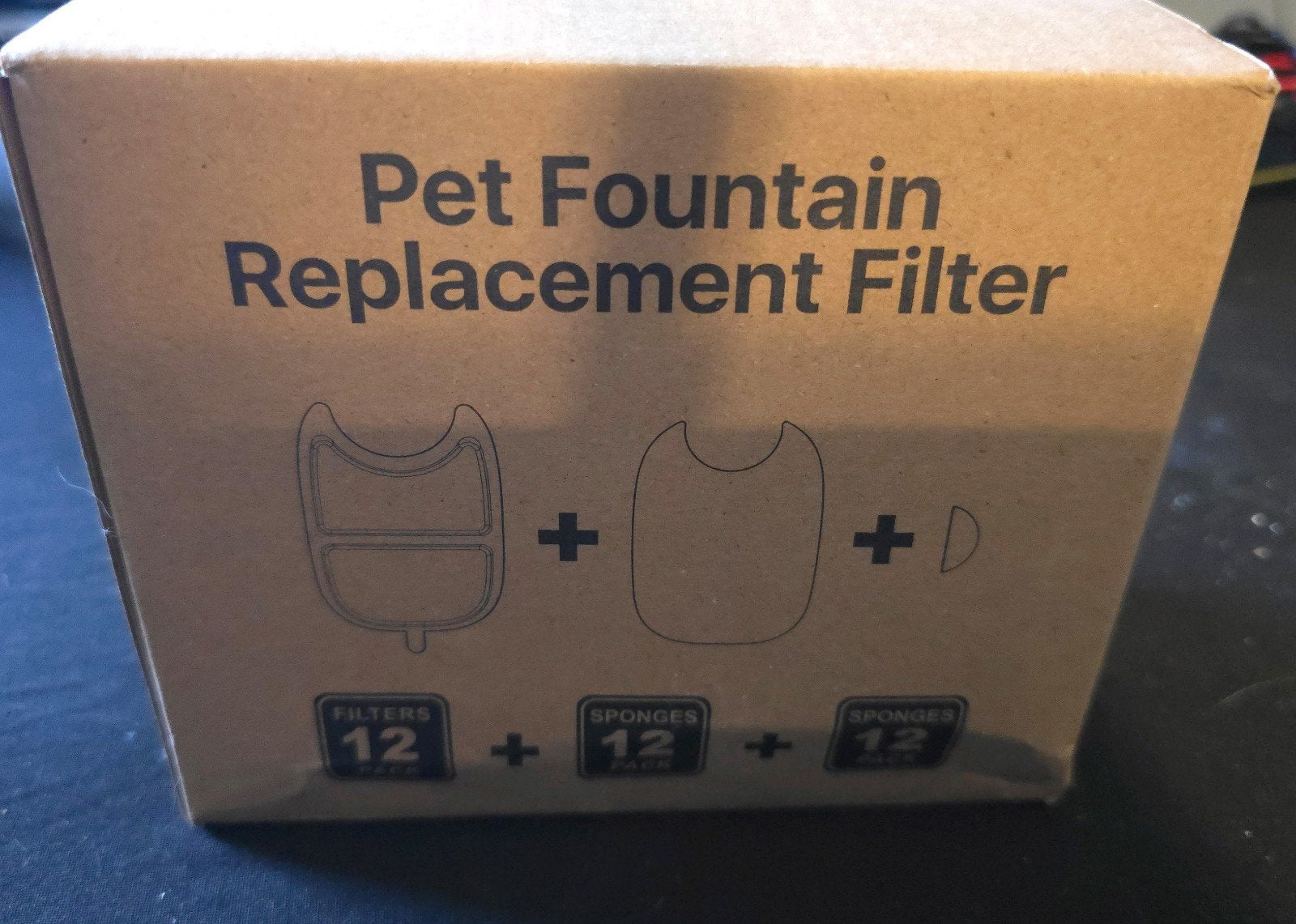 12x U-Vorm Filters Katten Drinkfontein | Incl. 12x Pompspons, Ophalen, Nieuw