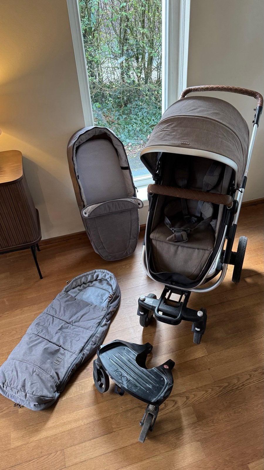 Joolz Geo kinderwagen met accesoires, Kinderen en Baby's, Kinderwagens en Combinaties, Gebruikt, Combiwagen, Met reiswieg, Ophalen