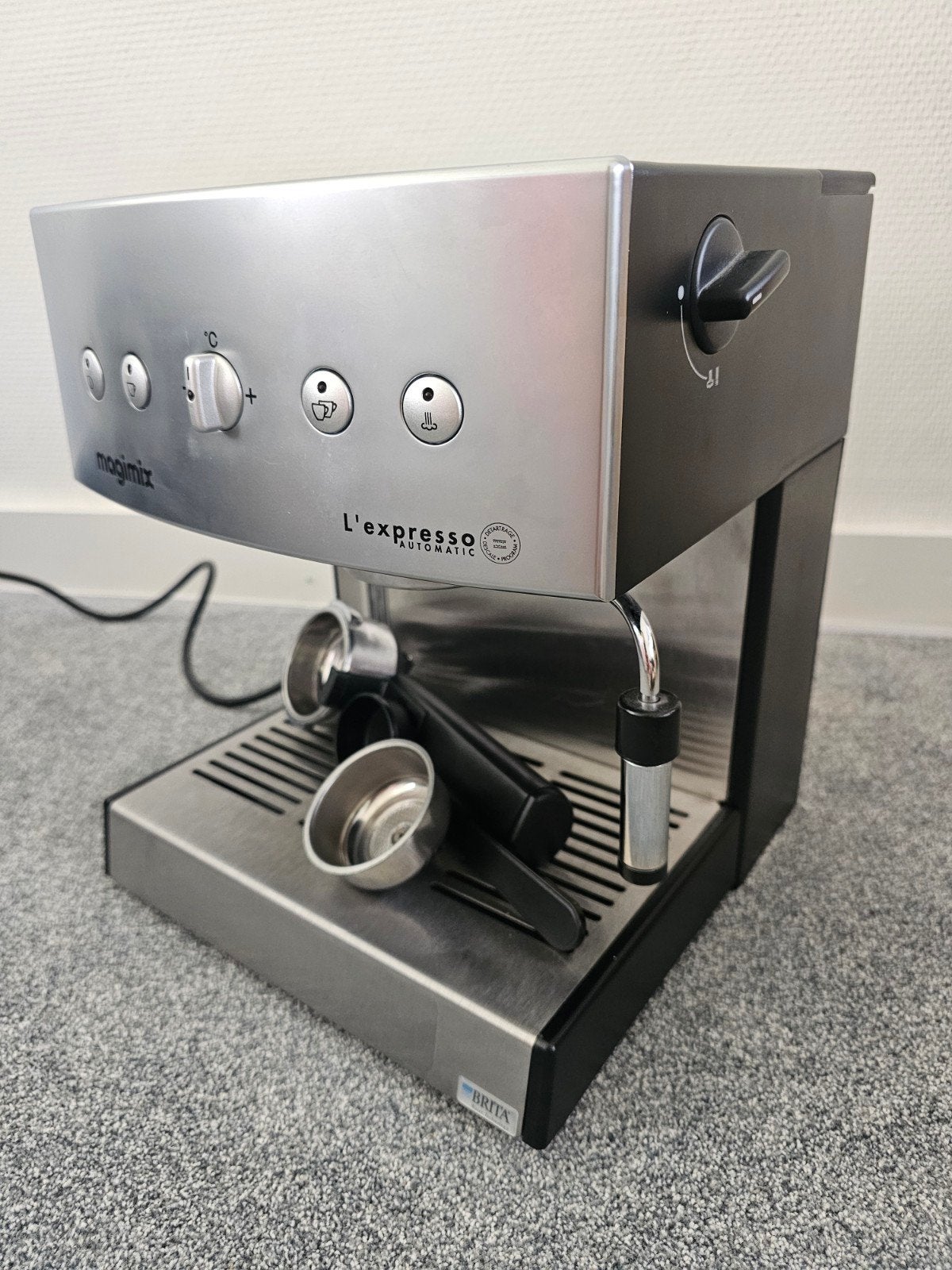 Magimix L'expresso Automatic Espressomachine, Stoompijpje, Espresso apparaat, Nieuw, 4 tot 10 kopjes