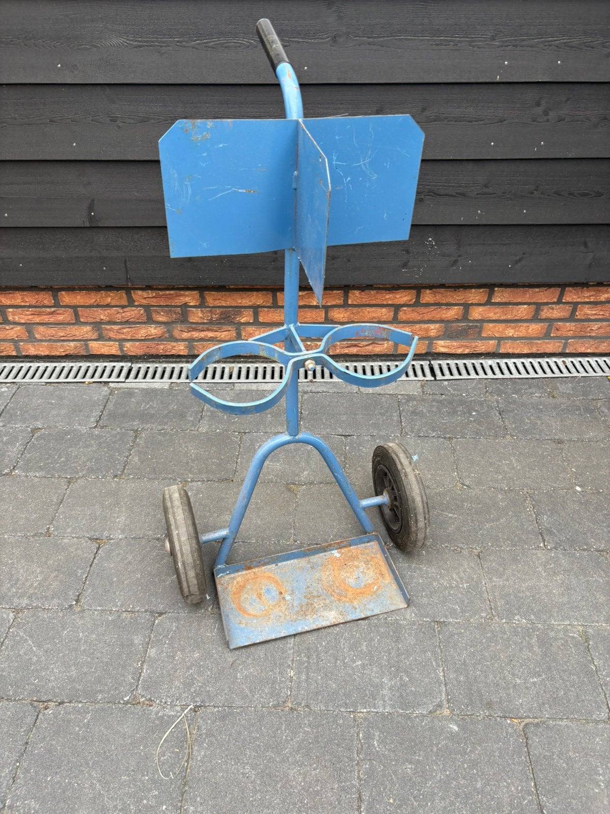 Flessenwagen voor 2 x 10 Liter flessen  Gasflessenwagen, Ophalen, X, Gebruikt, Minder dan 150 ampère