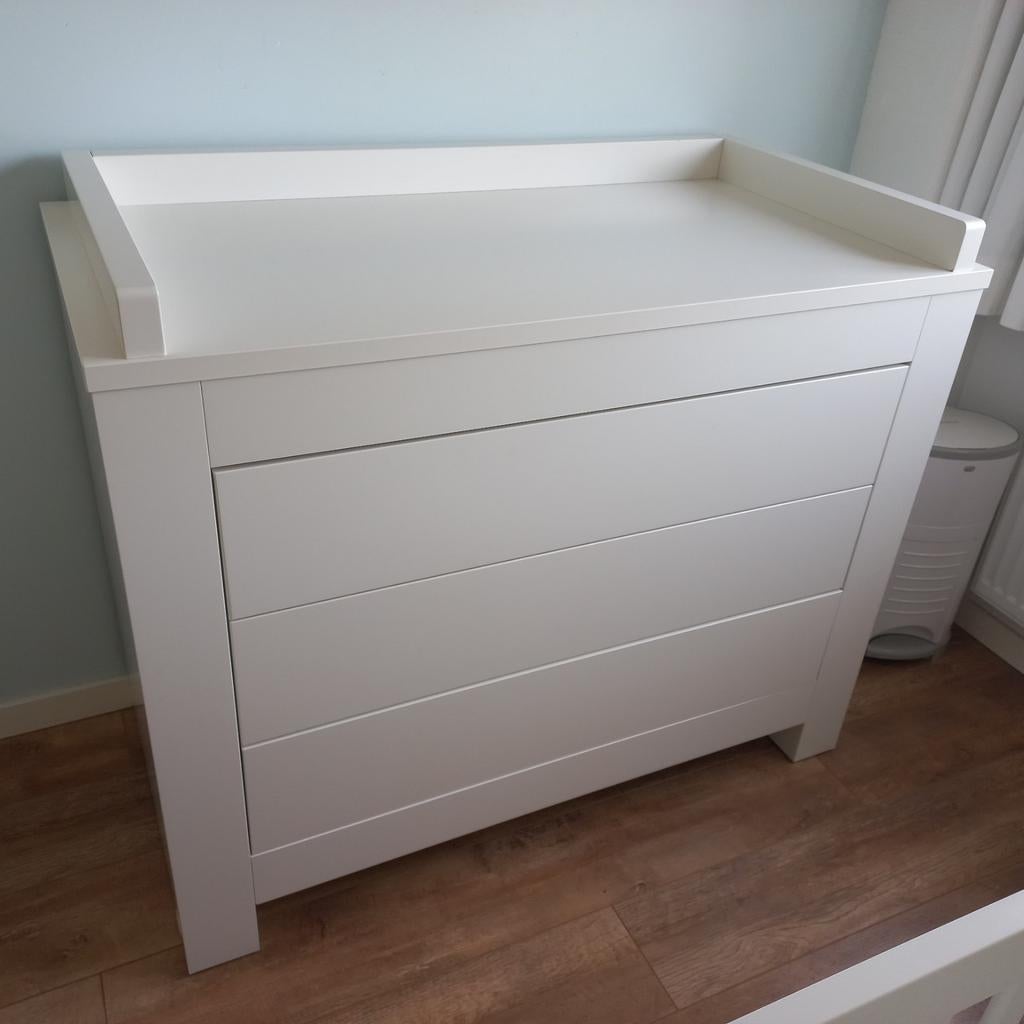 Kidsmill Alaska Commode - Mat Wit - Goede Staat, Kinderen en Baby's, Kinderkamer | Commodes en Kasten, Ophalen, Gebruikt, 50 tot 70 cm