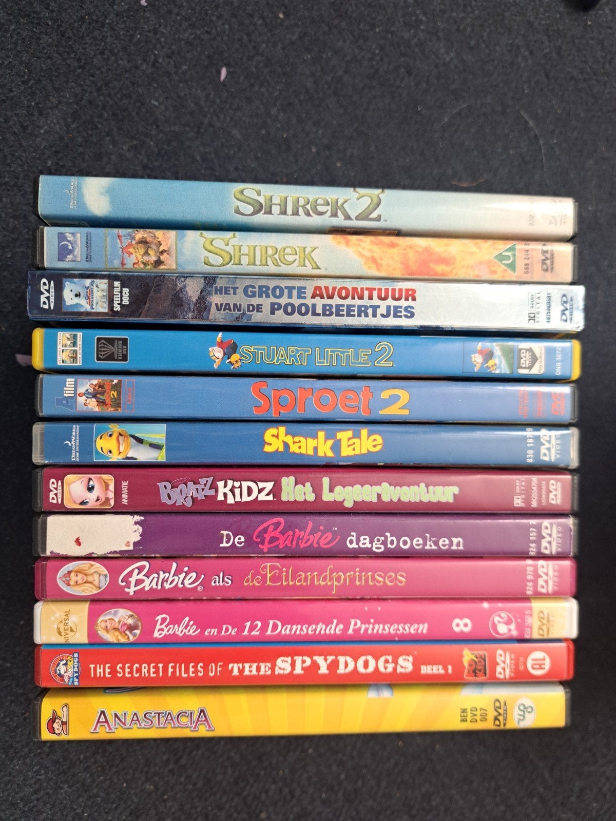 Diverse kinderfilms: Shrek, Barbie, Stuart Little en meer!, Alle leeftijden, Ophalen of Verzenden, Gebruikt