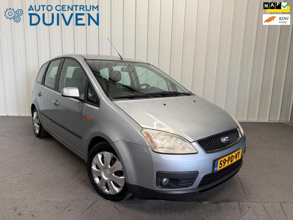 Ford Focus C-Max 1.6 | Nieuw APK | Airco | Trekhaak, Auto's, Ford, Voorwielaandrijving, 1596 cc, Gebruikt, 4 cilinders