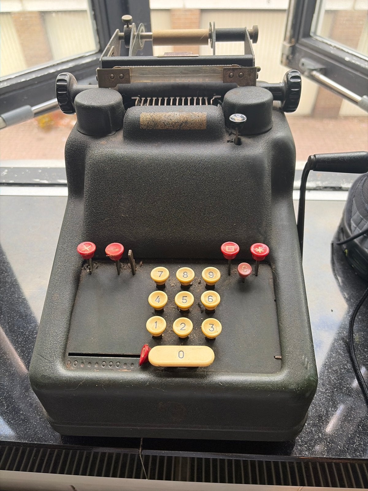 Vintage Monroe rekenmachine / telmachine Mod. 81, Ophalen