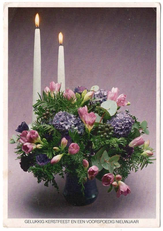 Ansichtkaart: Kerst- en nieuwjaarswens 1984 [4793]  [VeAnAn], Verzamelen, Ophalen of Verzenden, 1980 tot heden, Feest(dag)