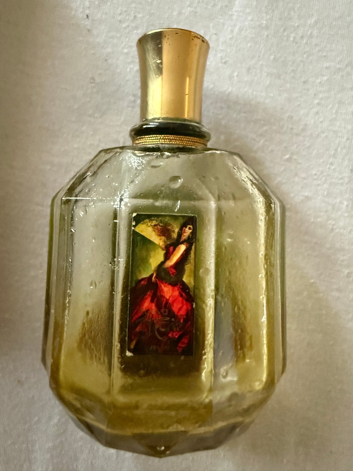 Vintage (jaren 50 )Nueva Maja Myrurgia parfumflesje, Ophalen of Verzenden