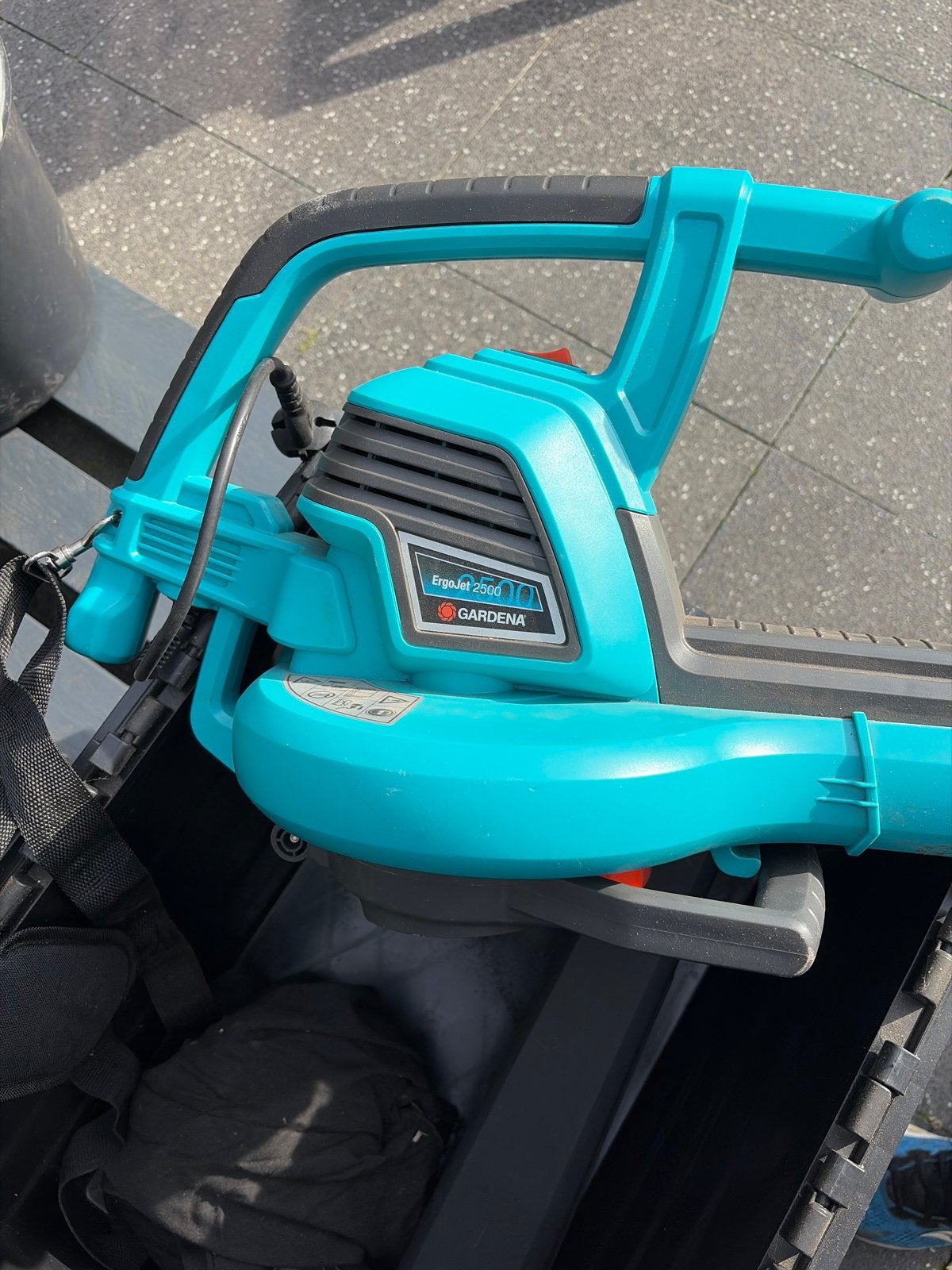 Gardena ErgoJet 2500 Bladblazer/Bladzuiger, Ophalen, Gebruikt, Handgedragen, Met opvangzak