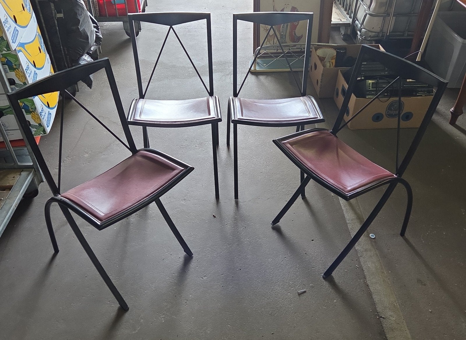 Vintage Set 4 BellaCattelan ItaliaKlapstoelen