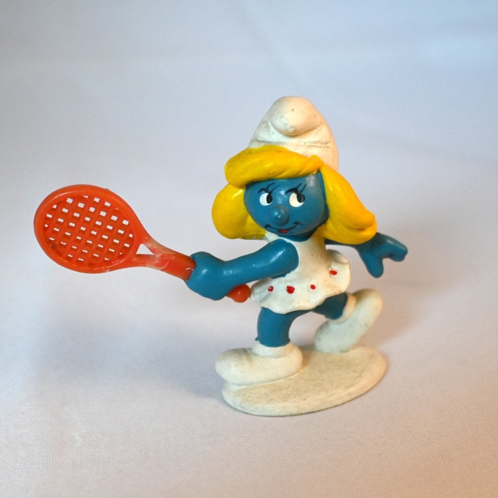20135: Tennissmurfin, Verzamelen, Smurfen, Ophalen of Verzenden, Gebruikt, Smurfin, Poppetje, Figuurtje of Knuffel