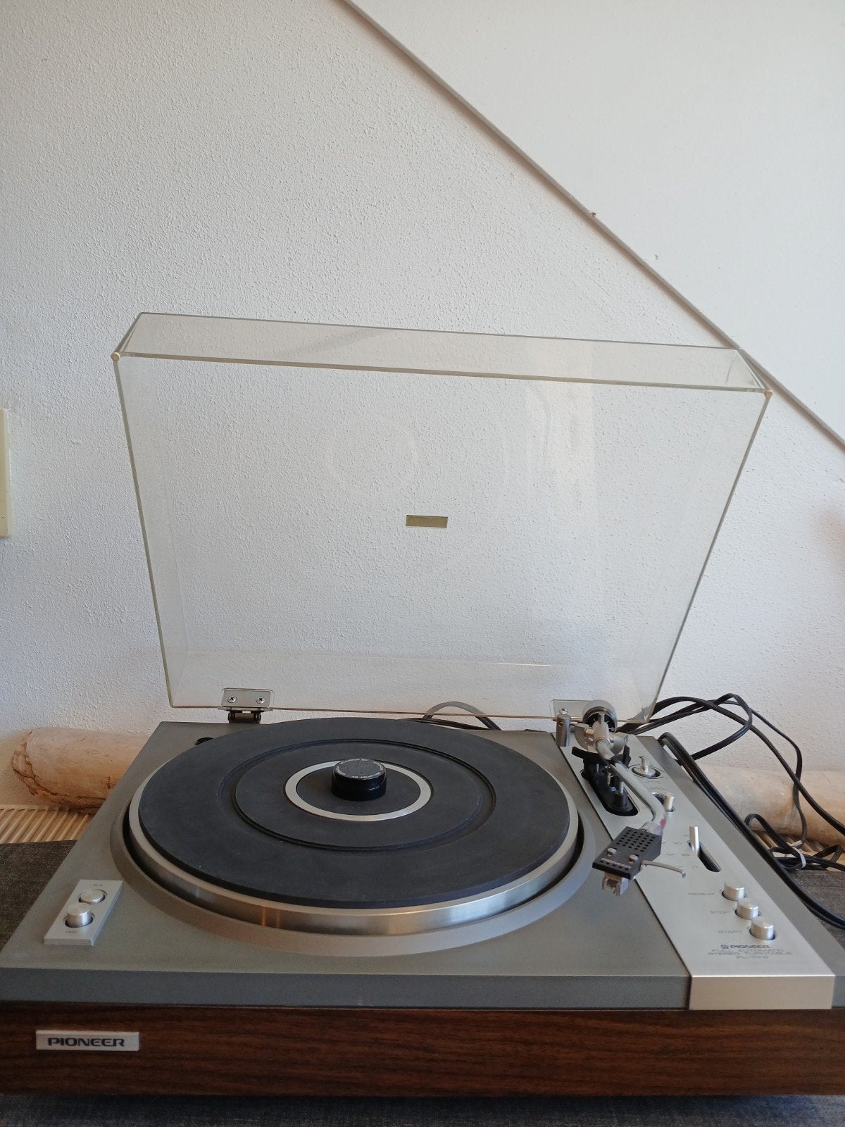 Pioneer PL 117D draaitafel met originele stofkap, Ophalen of Verzenden, Pioneer