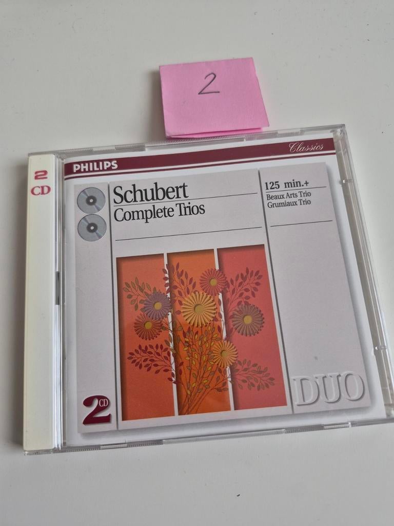 Schubert Complete Trios - Beaux Arts Trio & Grumiaux Trio, Boxset, Ophalen of Verzenden, Romantiek, Kamermuziek