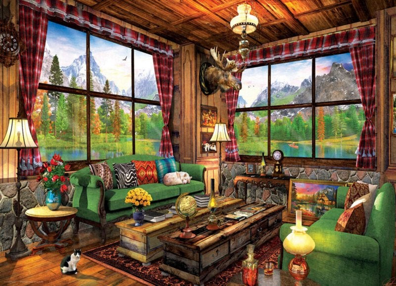Eurographics - Cozy Cabin - 1000 stukjes, Ophalen of Verzenden, 500 t/m 1500 stukjes, Nieuw, Legpuzzel