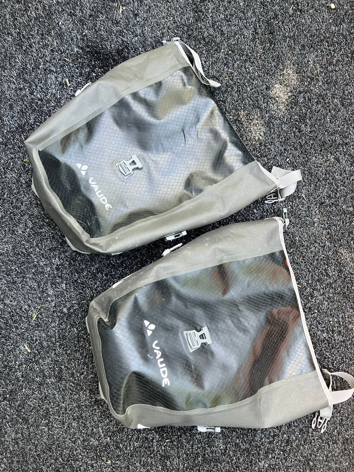 Vaude aqua front fietstassen - waterdicht 28L, Ophalen of Verzenden, Gebruikt