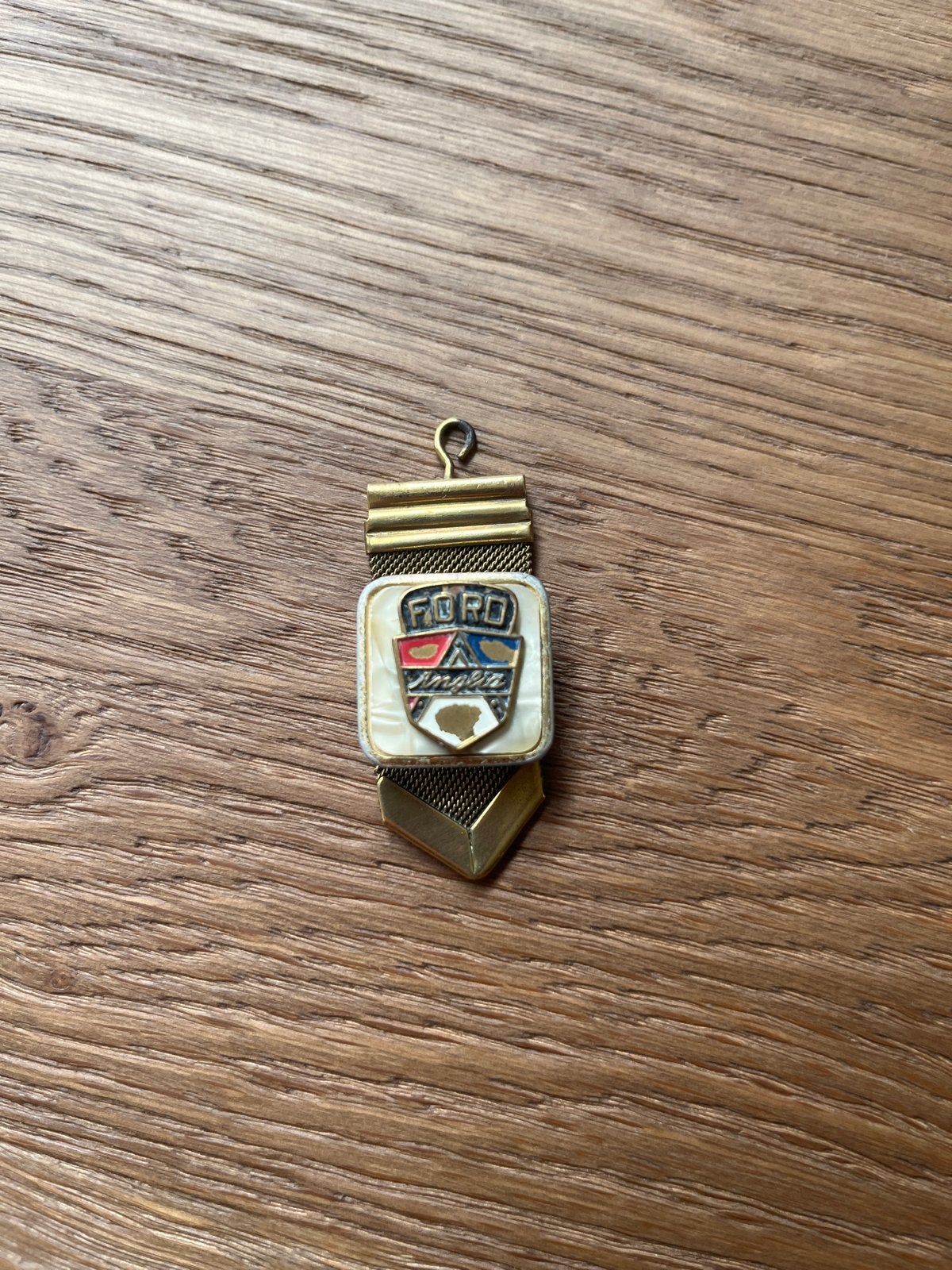 Vintage Ford Anglia sleutelhanger jaren '50/'60, Ophalen of Verzenden, Gebruikt, Auto's