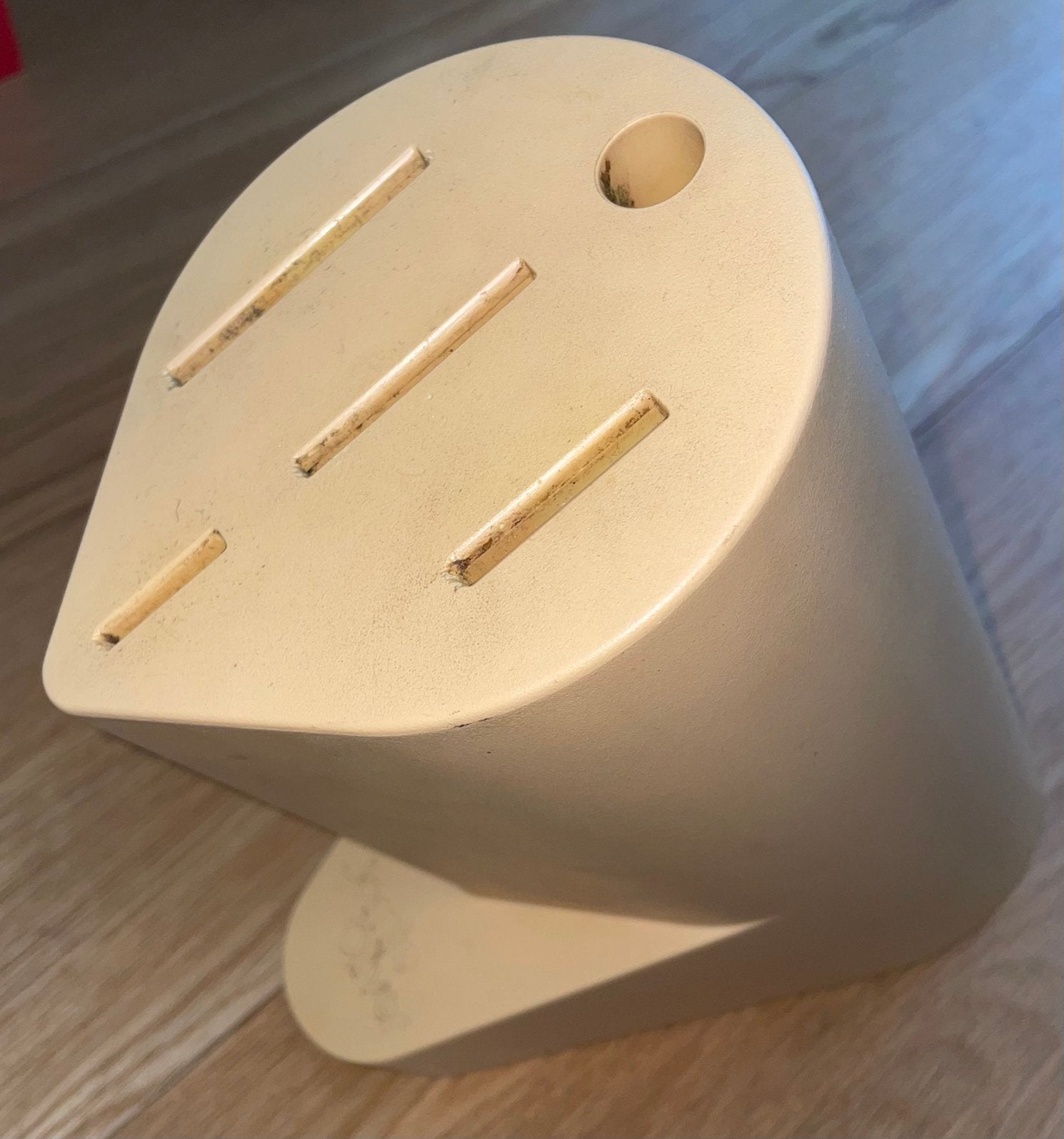 Messenblok - Crème/Beige - Jamie oliver plastic 6, Huis en Inrichting, Keuken | Keukenbenodigdheden, Ophalen of Verzenden