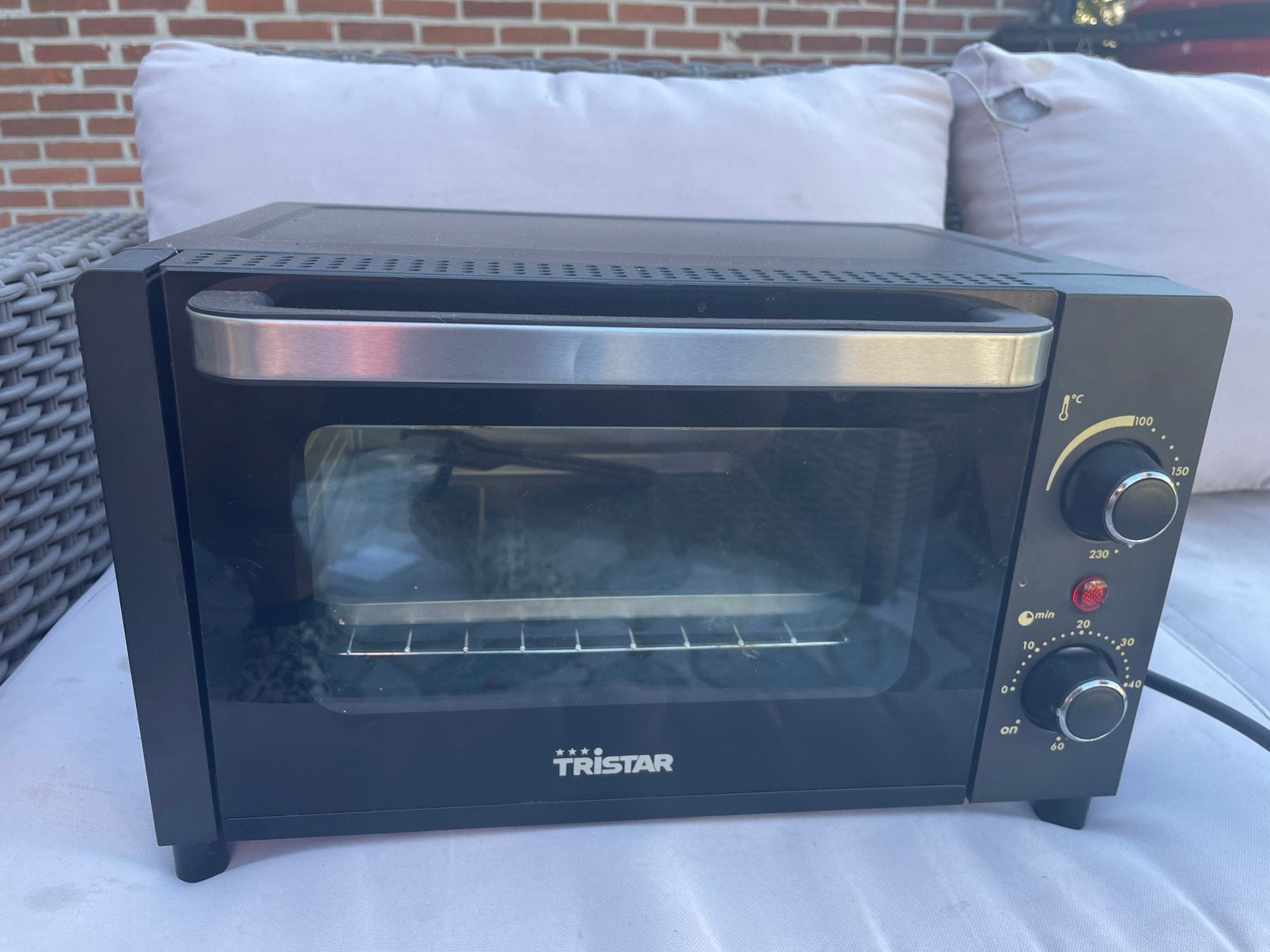 Tristar mini oven camping camper 800watt, Witgoed en Apparatuur, Ovens, Ophalen, Zo goed als nieuw, Minder dan 45 cm