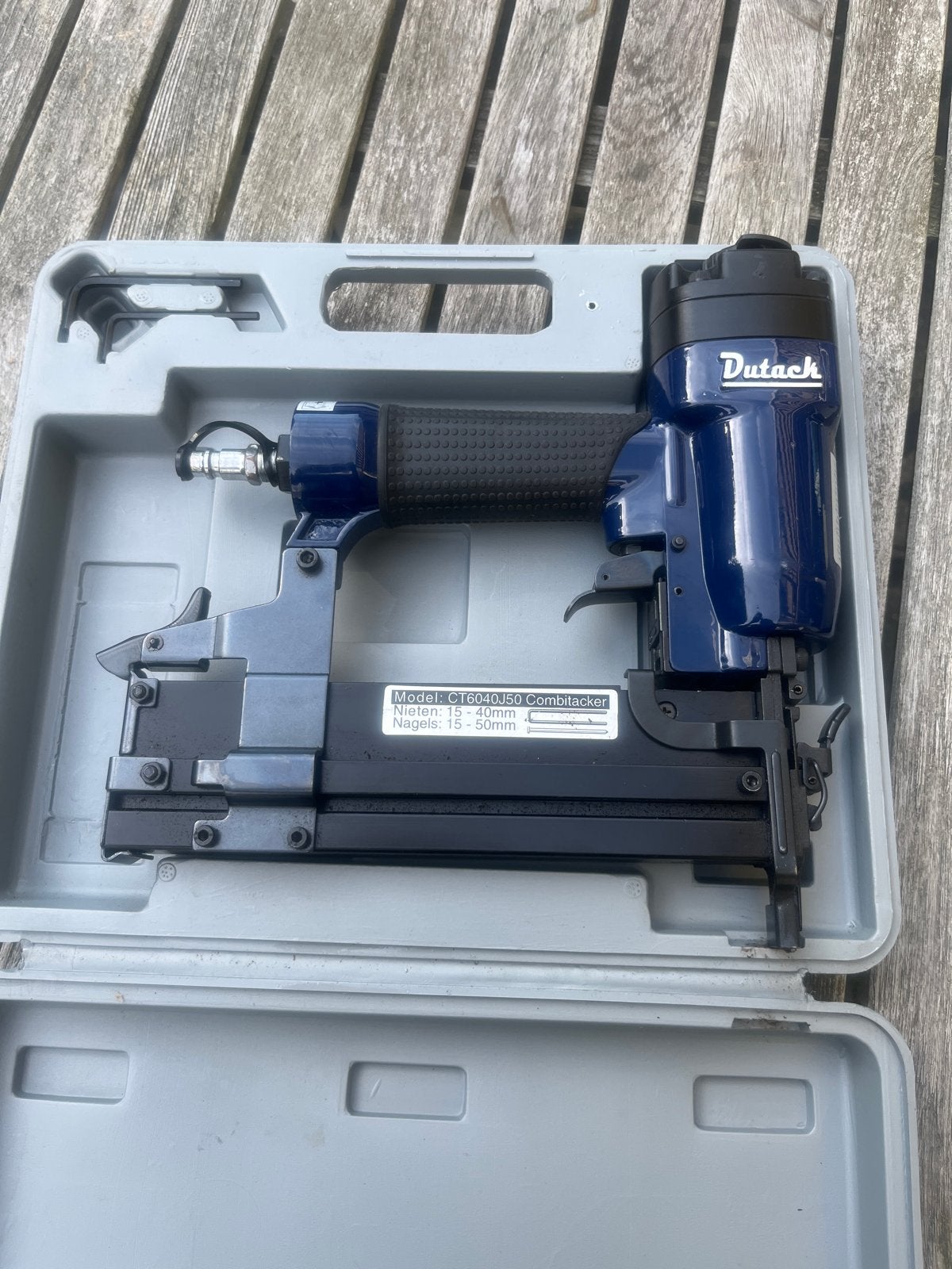 Dutack CT6040J50 Combitacker - Pneumatisch, Ophalen, Zo goed als nieuw, Tacker/nietmachine, Overige merken