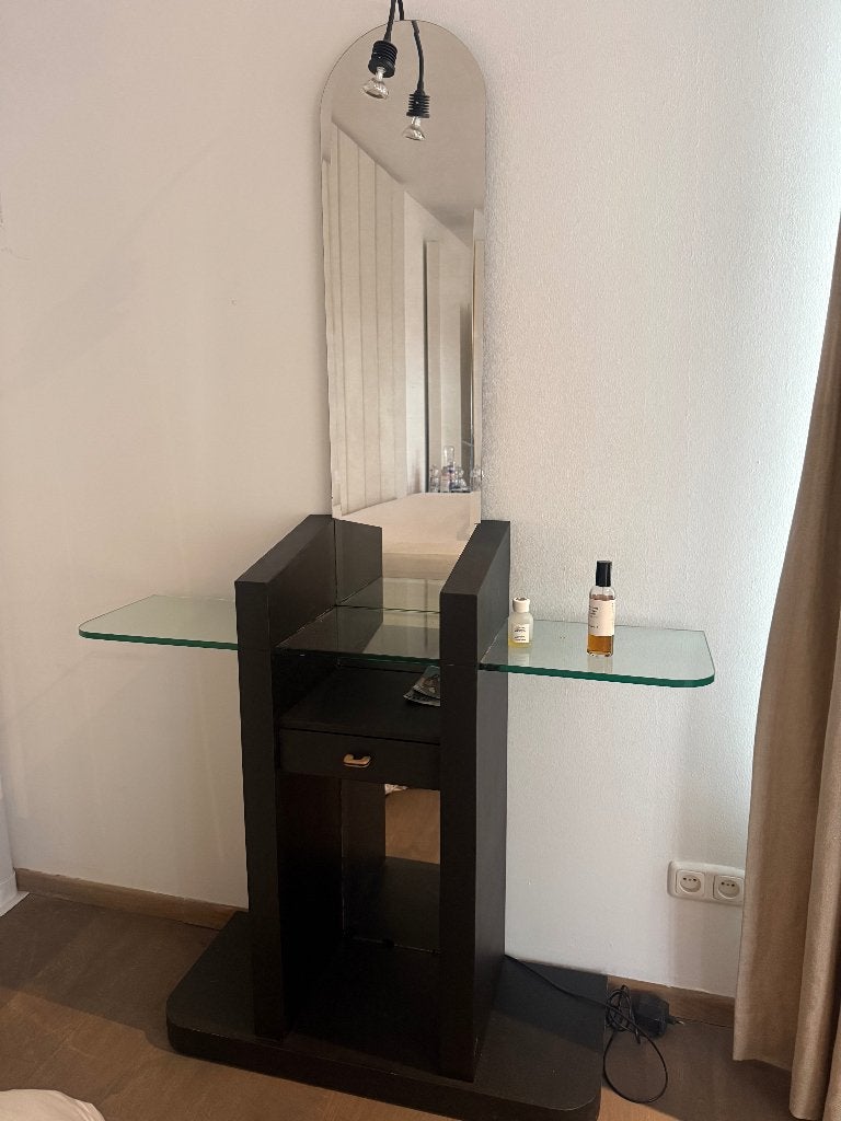 kaptafel, Huis en Inrichting, Ophalen, Gebruikt, Glas, 150 tot 200 cm