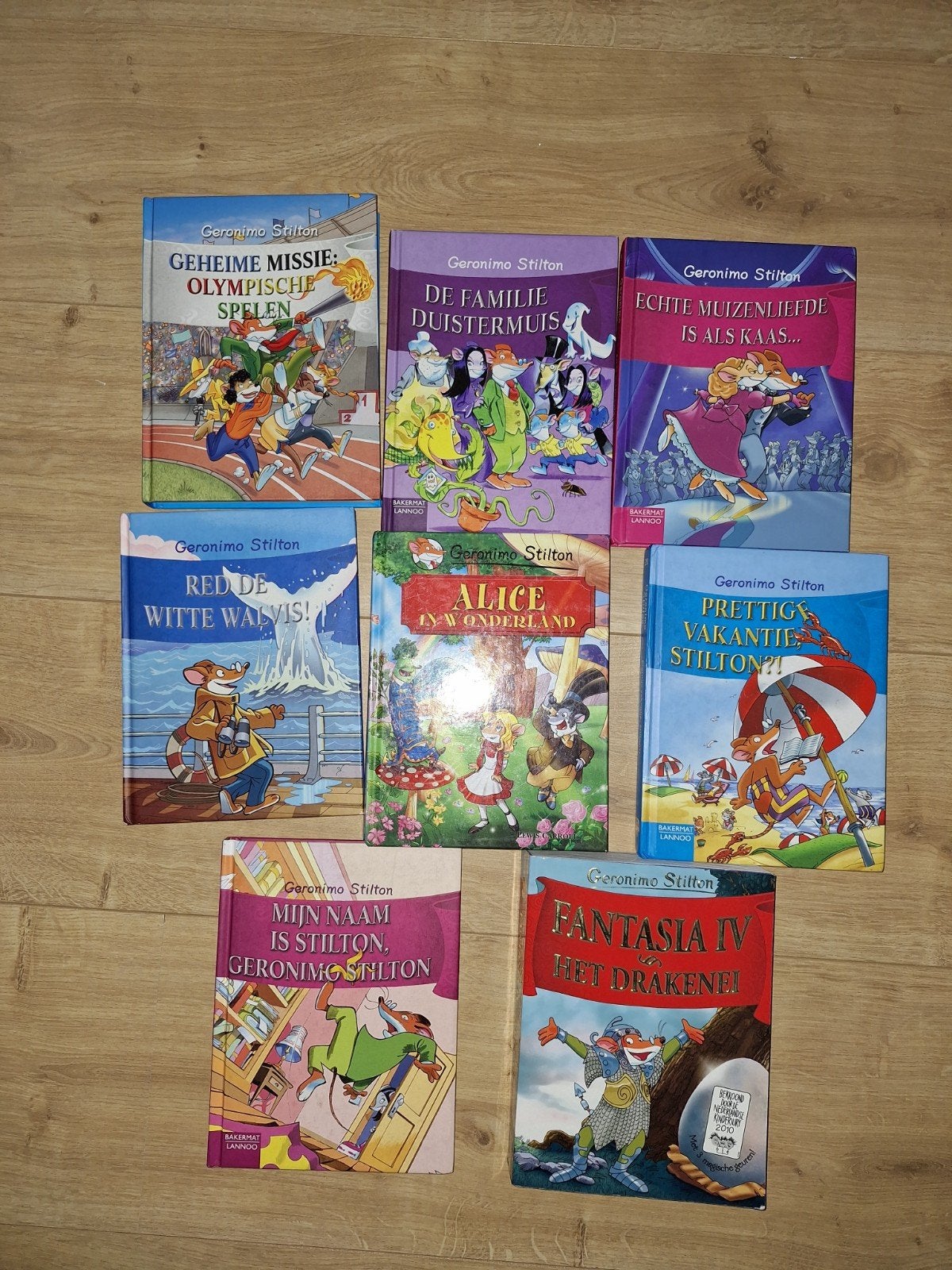 Geronimo Stilton boeken - 8 stuks, Ophalen of Verzenden, Gelezen, Geronimo Stilton, Fictie