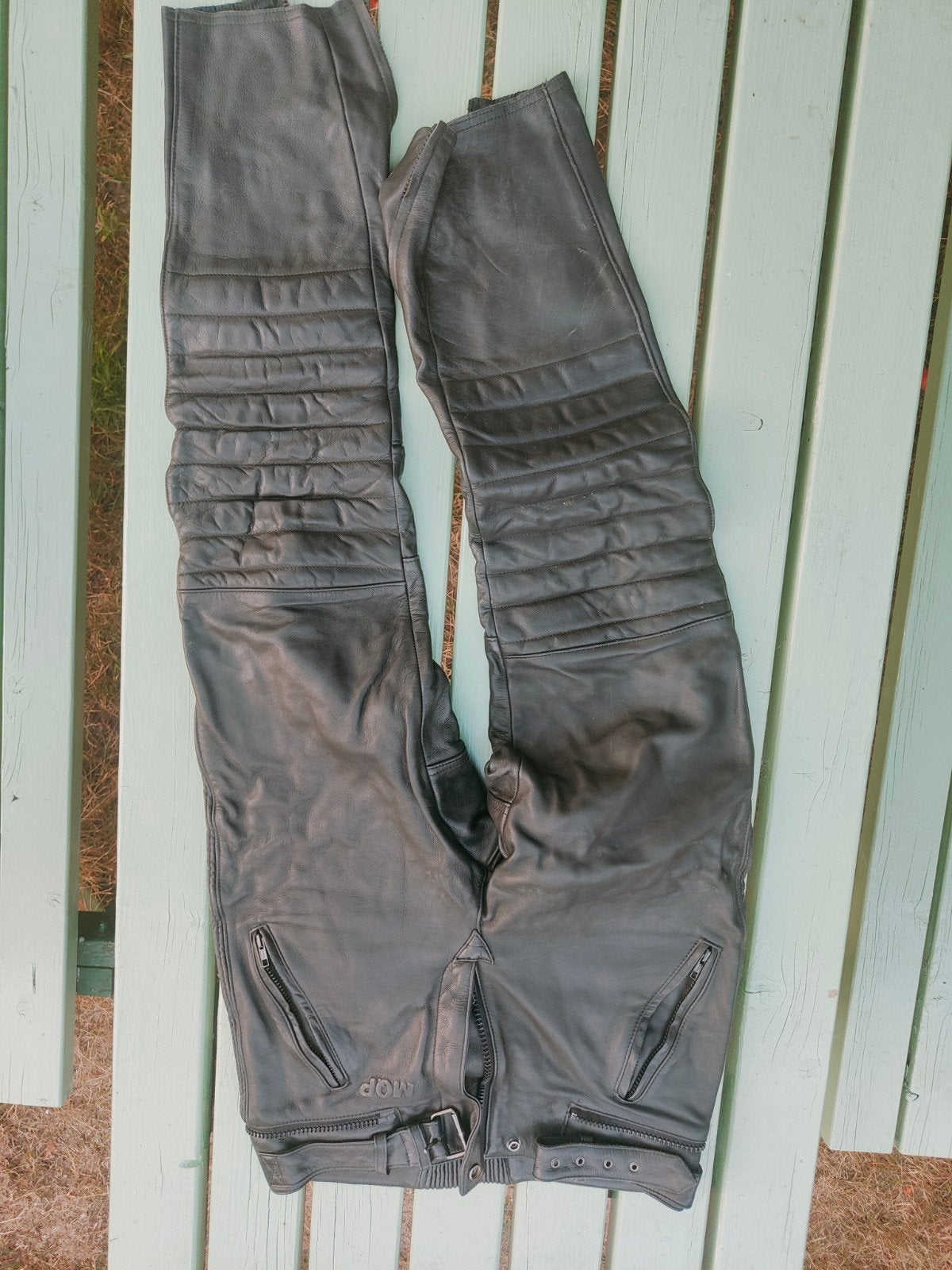 MQP Motorbroek Leer Zwart Maat 50, Motoren, Broek | leer, Heren, MQP, Ophalen of Verzenden