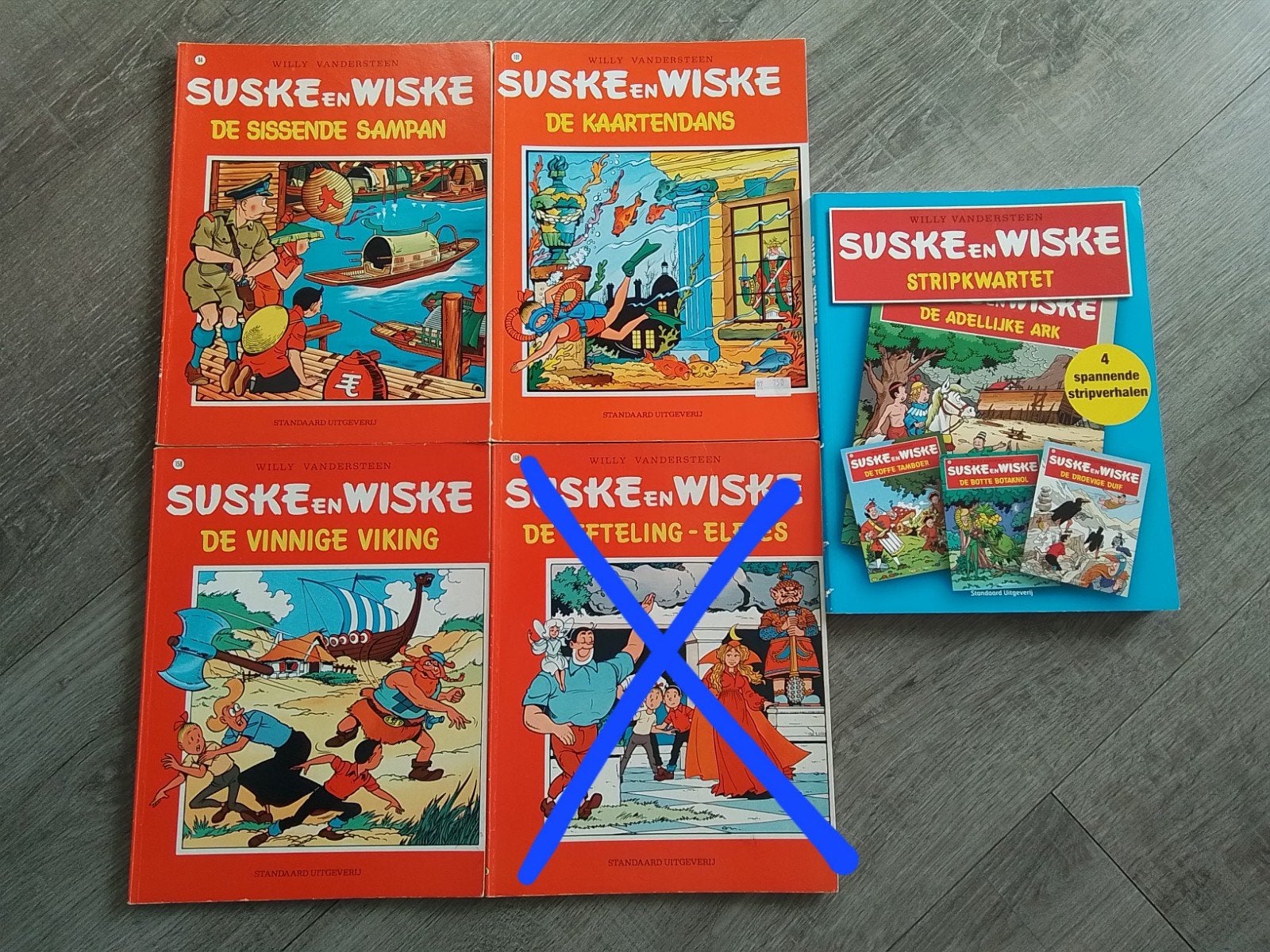4 suske en wiske boeken, Meerdere stripboeken, Ophalen of Verzenden, Gelezen