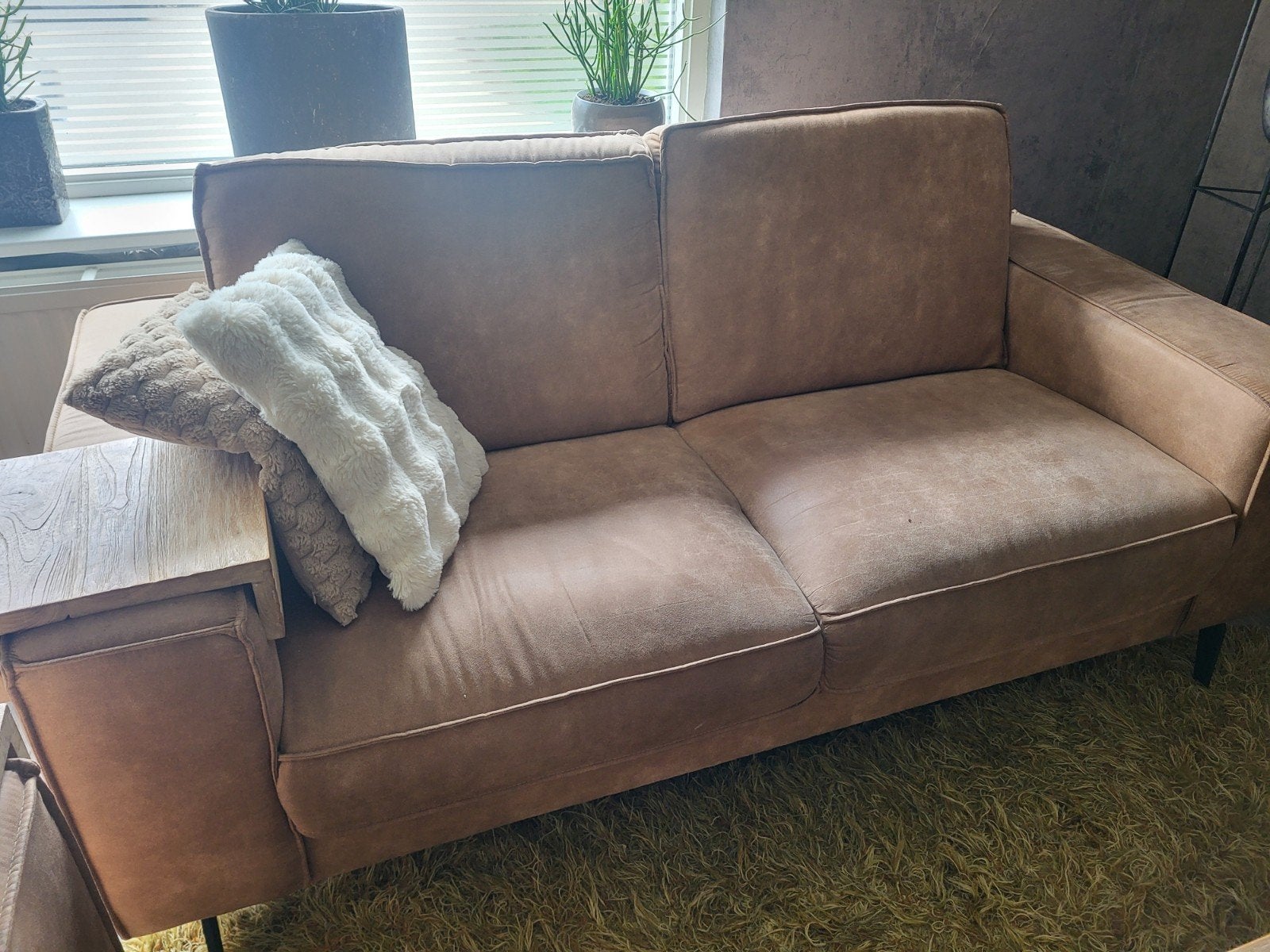 Bank 180cm breed, Huis en Inrichting, Banken | Bankstellen, Ophalen, Gebruikt, 150 tot 200 cm, Tweepersoons