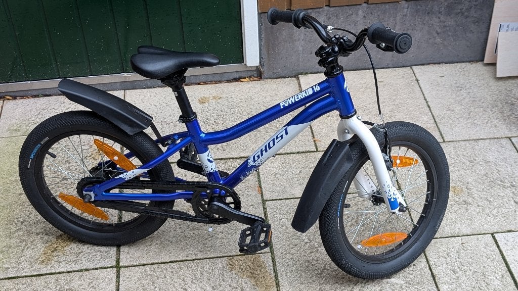Ghost Powerkid 16 inch kinderfiets - stoer en lichtgewicht!, Fietsen en Brommers, Ophalen, Terugtraprem, Zijwieltjes, Ghost