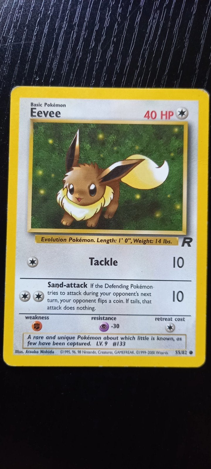 Pokémon Eevee Kaart 55/82 - Jungle Set (1999-2000 Wizards), Verzenden, Gebruikt, Losse kaart