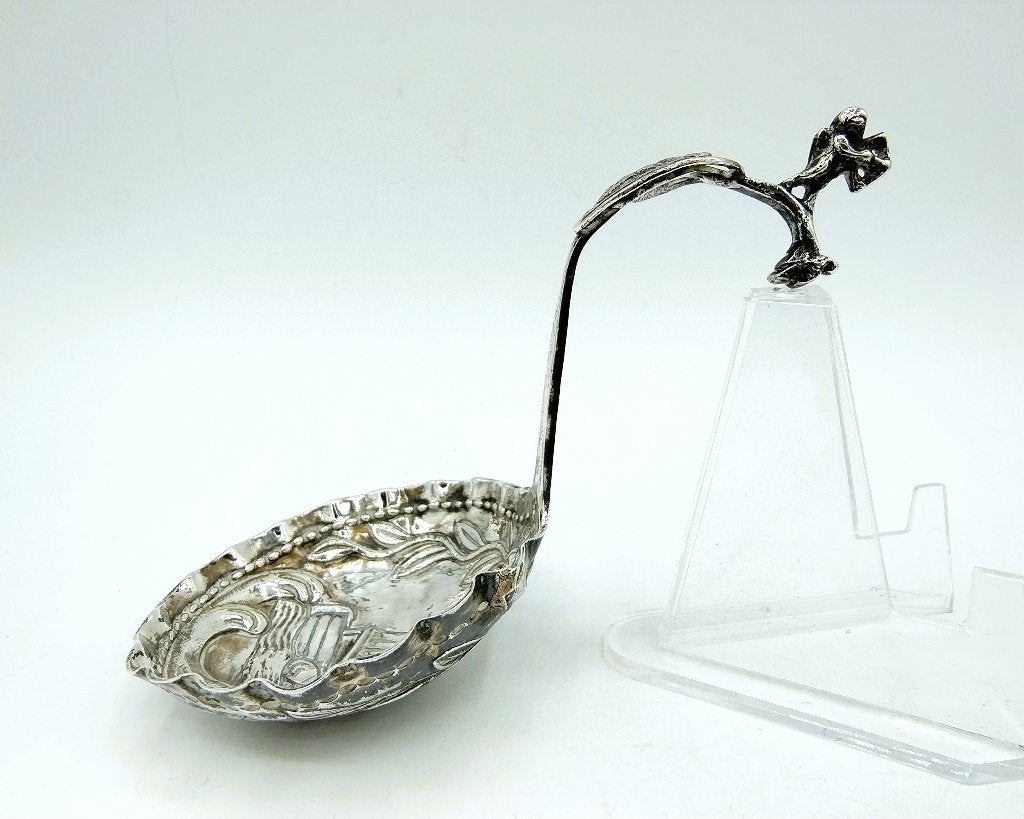 Zilveren roomlepel, H.W. Schut, Leeuwarden, 1809