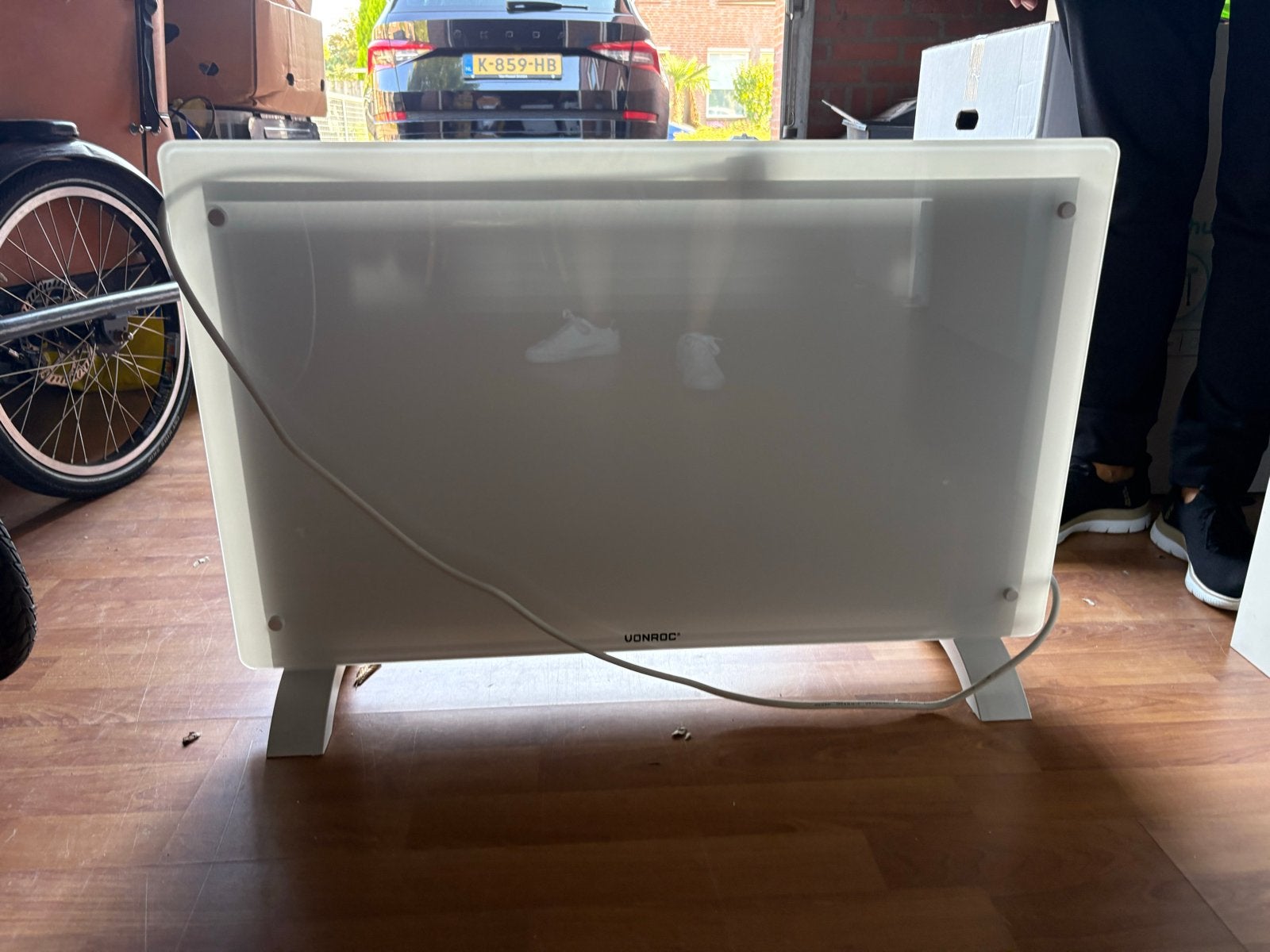 Vonroc Elektrische Kachel - Zo goed als nieuw, Ophalen, 30 tot 80 cm, Kachel, Zo goed als nieuw