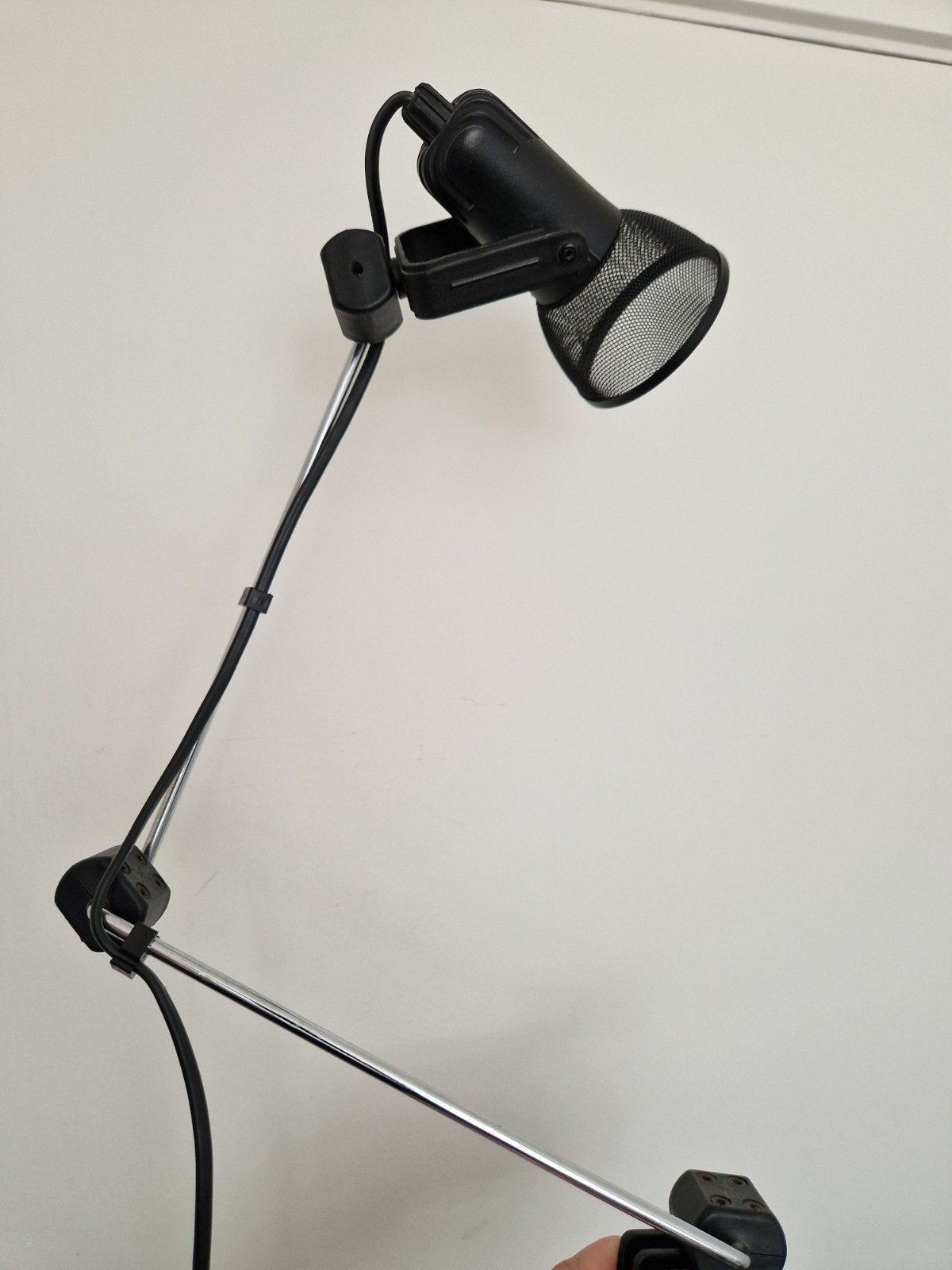Vintage klemlamp verstelbaar design, Ophalen of Verzenden